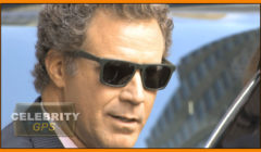 A middle-aged man with curly gray hair wearing sunglasses, looking away from the camera with "celebrity gps" text overlaid at the bottom.